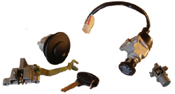 Complete Ignition Switch, Gas Cap, Seat Lock Kit for Dayang 50cc Scooter